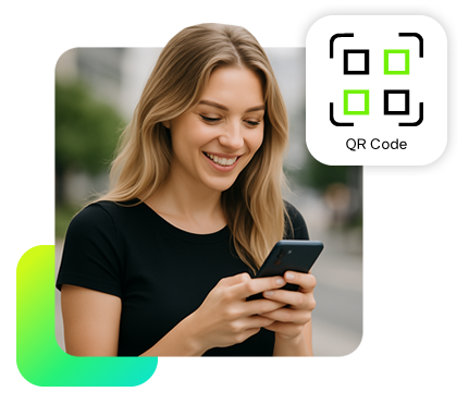 Mulher usando celular