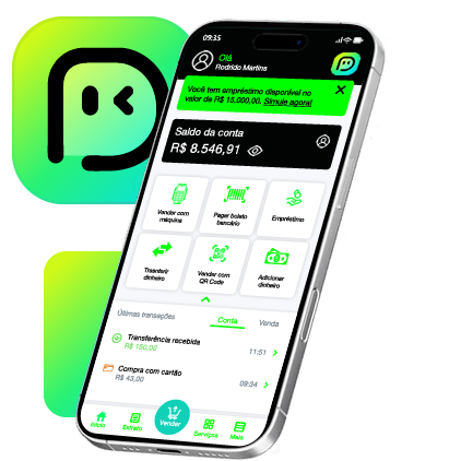 Celular com PixForFun app